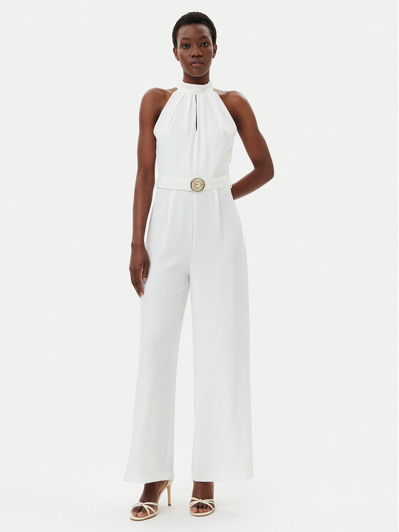 Rinascimento Rinascimento Jumpsuit CFC0123364003 Bianco Regular Fit