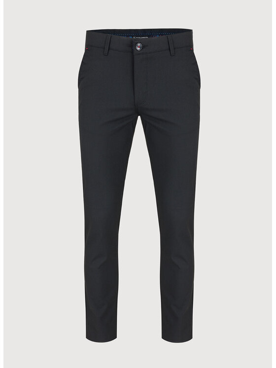 Pako Lorente Pako Lorente Spodnie materiałowe P22WF-WX-006 Czarny Slim Fit