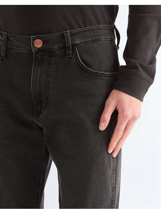 Wrangler Wrangler Jeansy LARSTON Szary Slim Fit