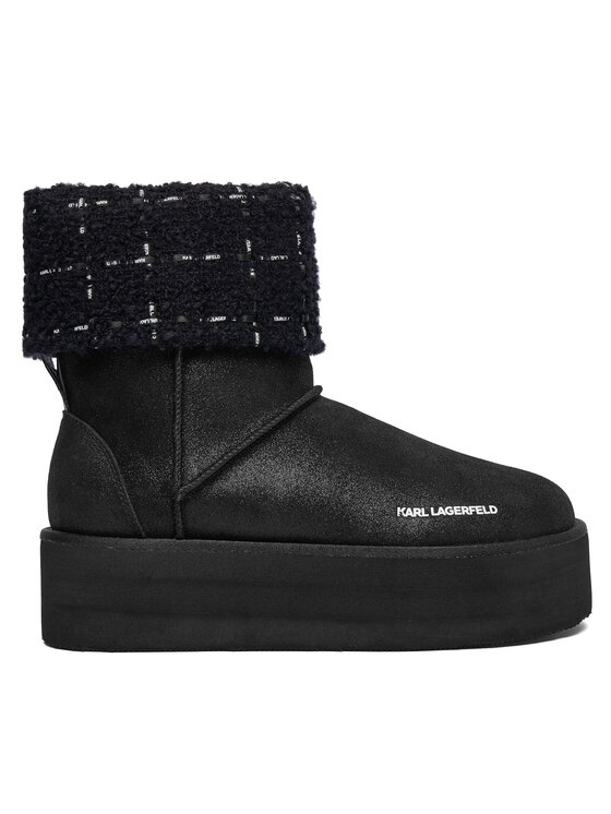 KARL LAGERFELD KARL LAGERFELD Sniego batai Thermo KL48552 Juoda