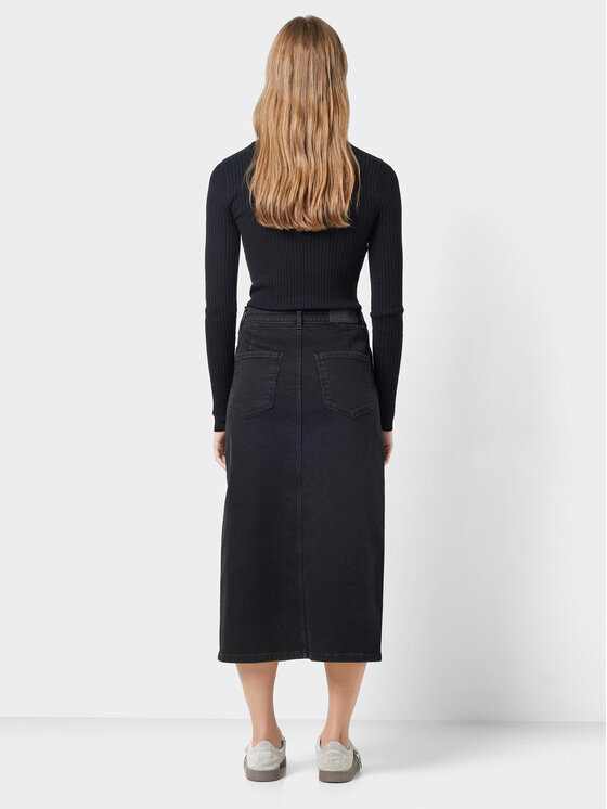 Noisy May Noisy May Spódnica jeansowa Kath 27030078 Czarny Regular Fit