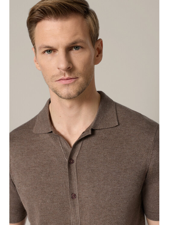 Lancerto Lancerto Polo Renato PO073126000024 Brązowy Regular Fit