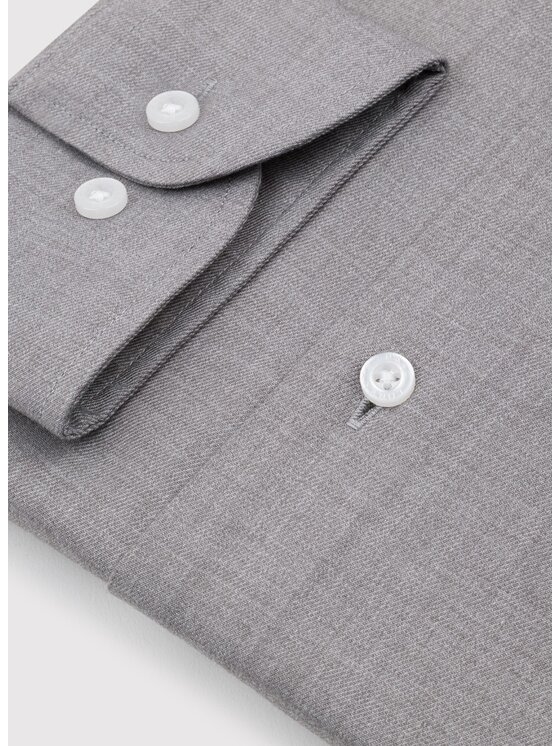 Pako Lorente Pako Lorente Koszula P25WF-1X-018 Szary Slim Fit