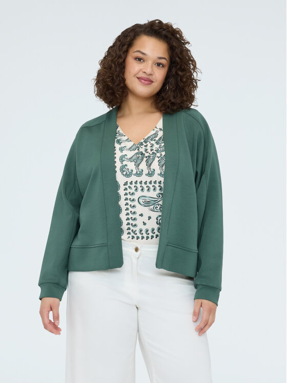 Fiorella Rubino Fiorella Rubino Felpa G848L008963N035 Verde A-Line Fit