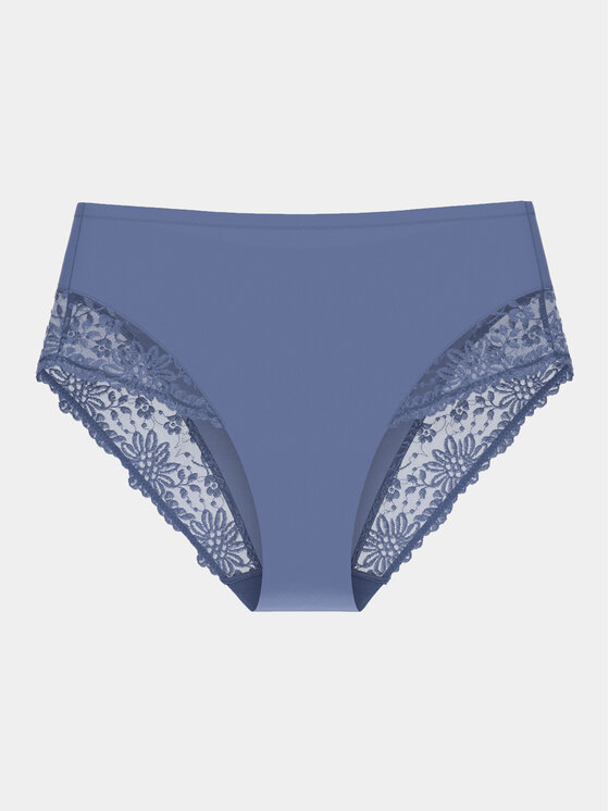 Triumph Triumph Figi klasyczne z wysokim stanem Ladyform Soft Maxi 10210671 Niebieski