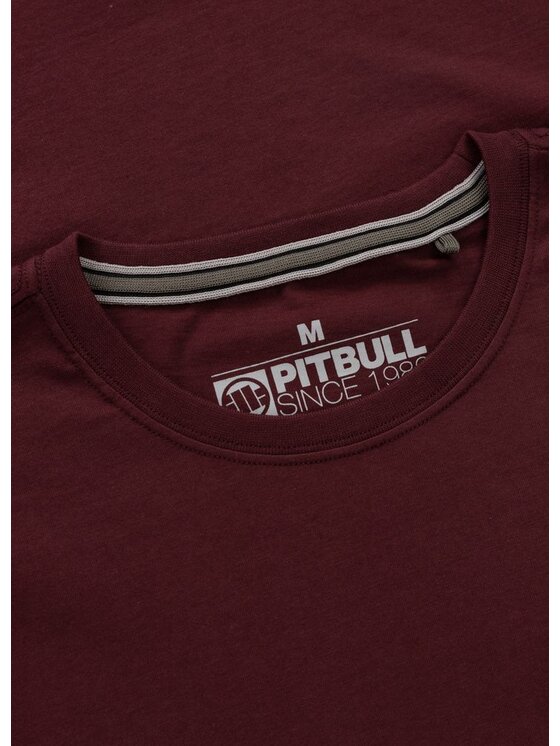 PITBULL PITBULL T-Shirt SMALL LOGO Czerwony Regular Fit