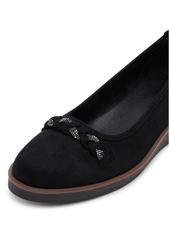 Clara Barson Clara Barson Balerini WYL3395-7 Negru