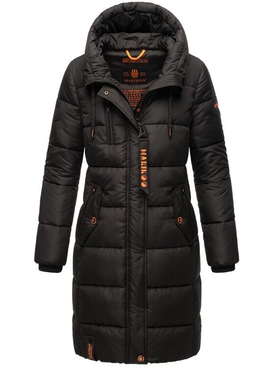 Marikoo Marikoo Kurtka zimowa Yuikoo Czarny Casual Fit