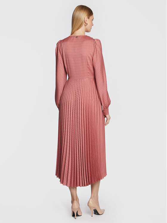 TWINSET TWINSET Hétköznapi ruha 222TT2420 Rózsaszín Regular Fit