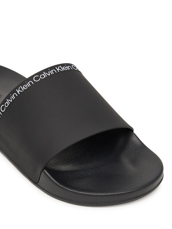 Calvin Klein Calvin Klein Чехли Ess Slide Institutional Cv HM0HM02108 Черен