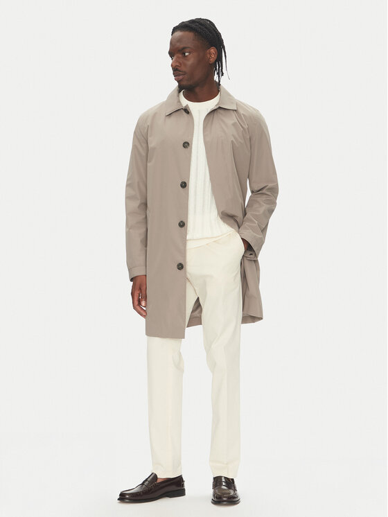 Lindbergh Lindbergh Kabát pro přechodné období 30-301137 Béžová Relaxed Fit