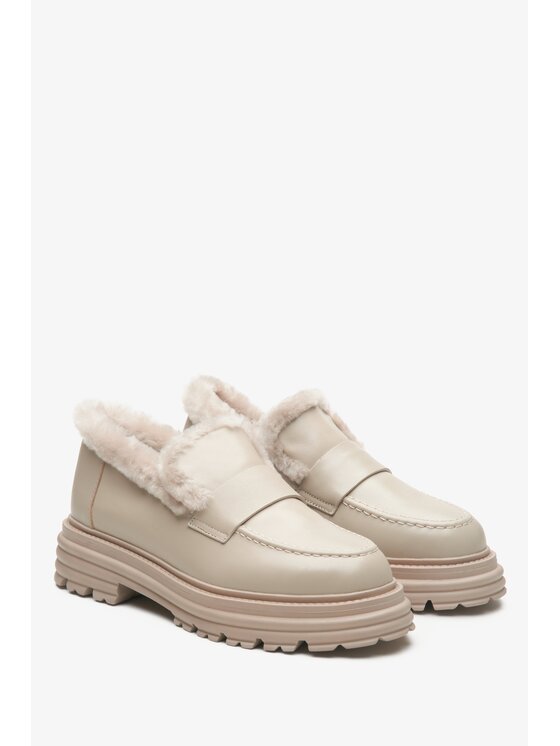 Estro Estro Μοκασίνια ER00114214 Μπεζ