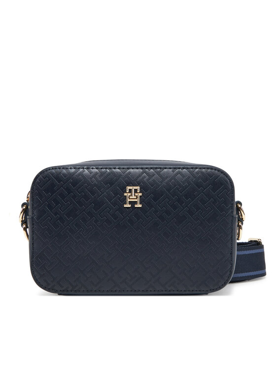 Tommy Hilfiger Tommy Hilfiger Táska Th Distinct Camera Bag Mono AW0AW17221 Sötétkék