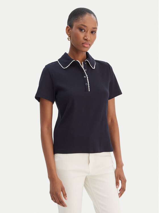 Morgan Morgan Polokošeľa 261-DLOLI Tmavomodrá Slim Fit