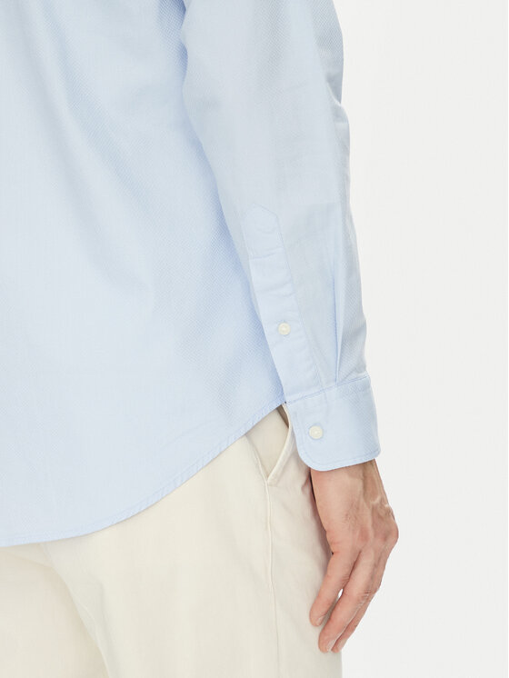 Tommy Hilfiger Tommy Hilfiger Košile MW0MW38556 Světle modrá Slim Fit