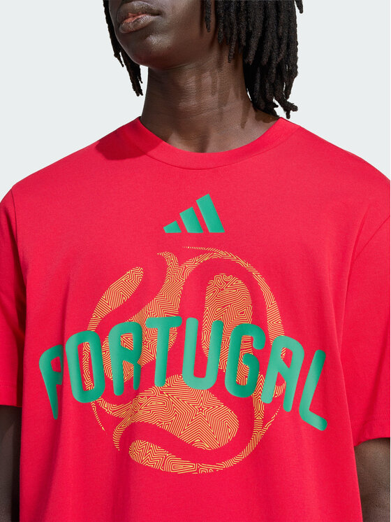 adidas adidas Koszulka techniczna FIFA World Cup 26™ Portugal Czerwony Regular Fit