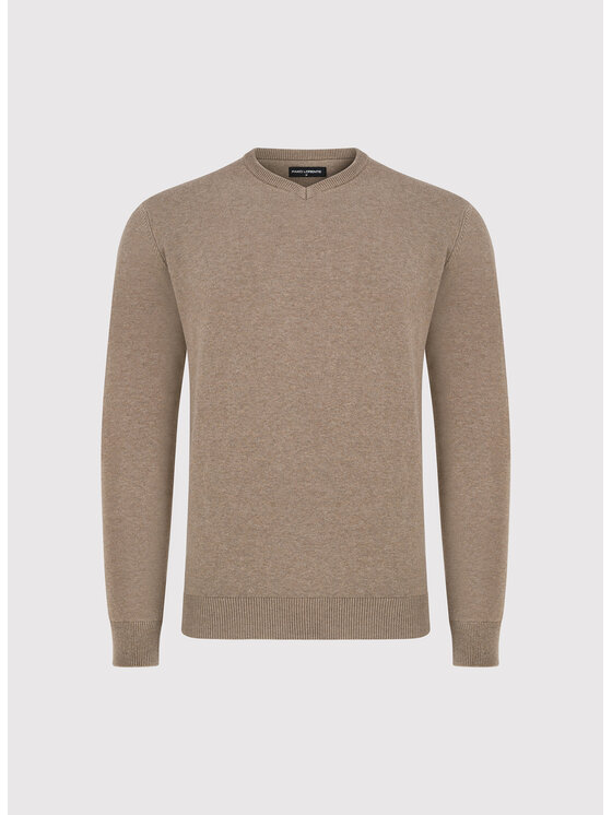 Pako Lorente Pako Lorente Sweter P26SN-2X-003 Beżowy Classic Fit