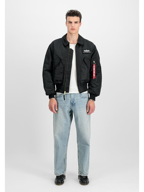 Alpha Industries Alpha Industries Kurtka bomber CWU-45 Heritage Bomber Jacket Czarny Core Fit