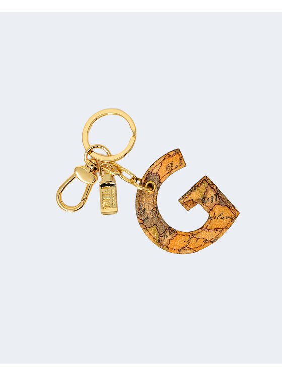 Alviero Martini Prima Classe Alviero Martini Prima Classe Portachiavi LETTERA G Beige