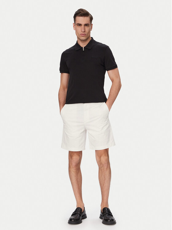 HUGO HUGO Riidest šortsid Genar261S 50567293 Kreemjas Slim Fit