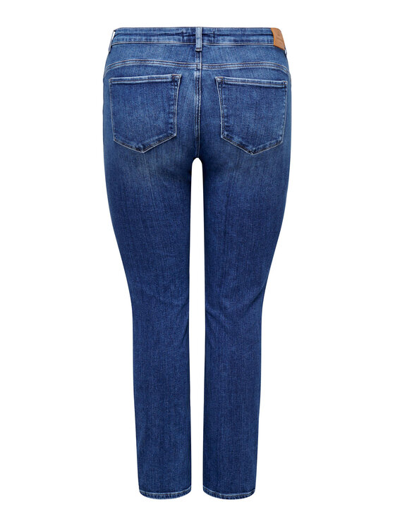 ONLY Carmakoma Jeans hlače 15300221 Modra Slim Fit