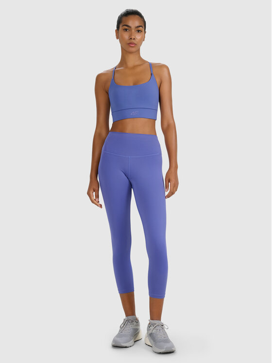 4F 4F Legginsy MULTI ACTIVE Granatowy Slim Fit