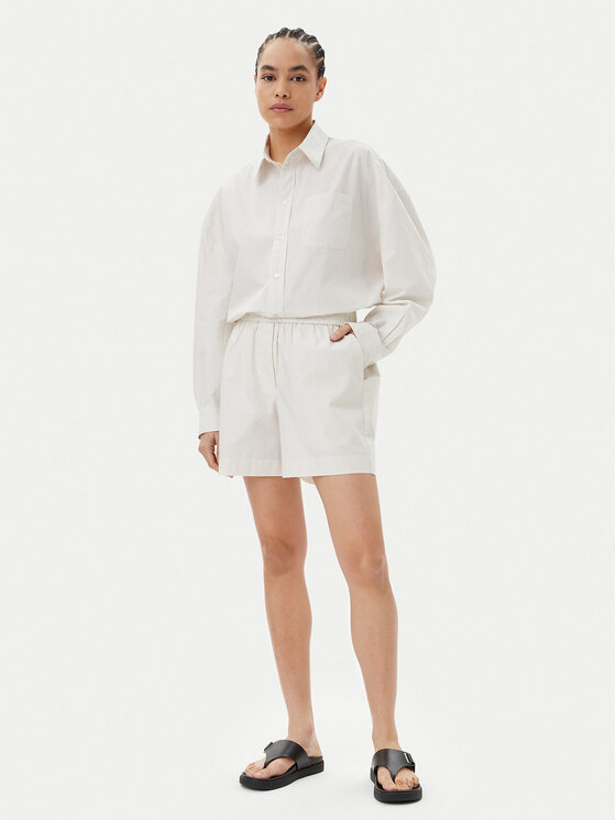 Herskind Herskind Marškiniai Lex 5567172 Écru Relaxed Fit