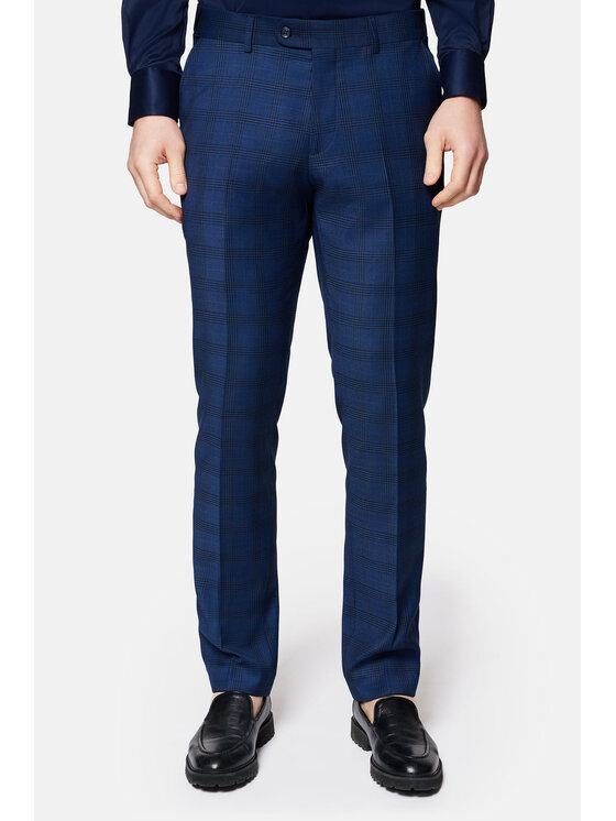 Lancerto Lancerto Garnitur Chandalar GA073124000008 Granatowy Slim Fit
