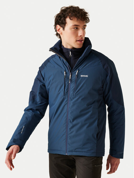 Regatta Regatta Regenjacke Winter Calderdale II RMP396 Blau Regular Fit