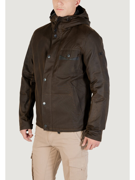 Barbour International Barbour International Giubbotto invernale KEVLAR WAX JACKET Verde Classic Fit