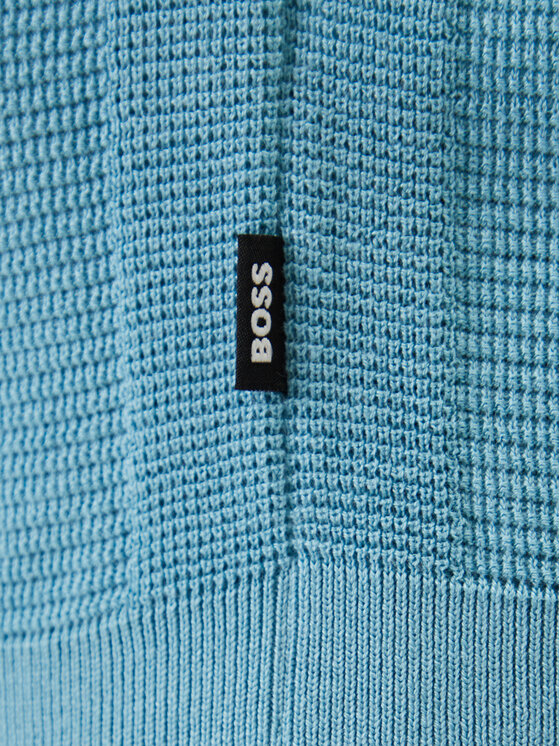 BOSS BOSS Tričko H-Ianni 50543161 Modrá Regular Fit