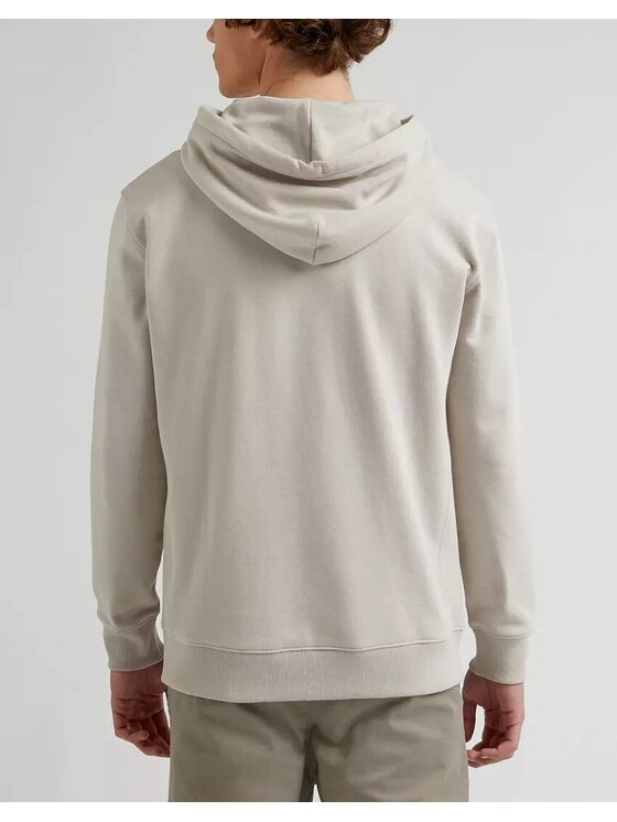 Lee Lee Felpa PLAIN HOODIE Grigio Regular Fit