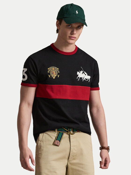 Polo Ralph Lauren Polo Ralph Lauren T-shirt 710B14218001 Nero Regular Fit