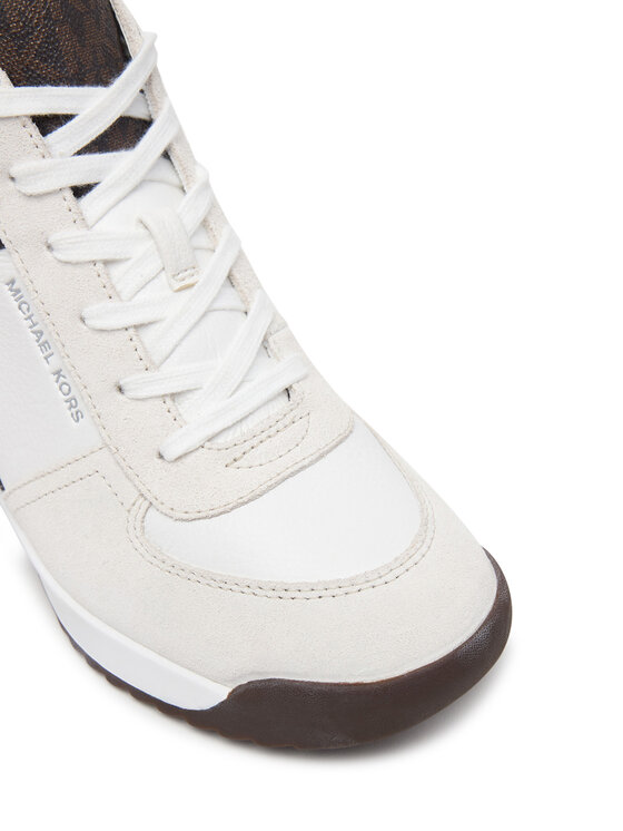 MICHAEL Michael Kors MICHAEL Michael Kors Sneakersy Nikko S2 Wedge Trainer 43F6NKFS4S Bílá