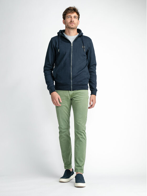 Felpa M-1030-SWH303 Blu Regular Fit