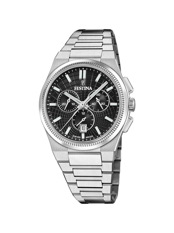 Festina Festina Zegarek F20059-4 Srebrny