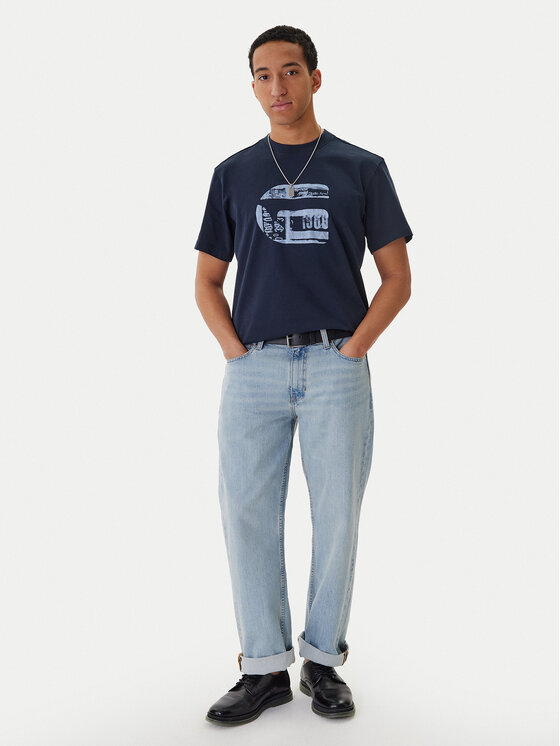 G-Star Raw G-Star Raw Póló G Icon Graphic D28823-E385 Sötétkék Regular Fit