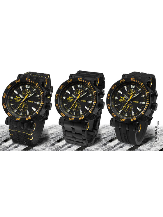 Vostok Europe Vostok Europe Zegarek VK61-575C589B Czarny