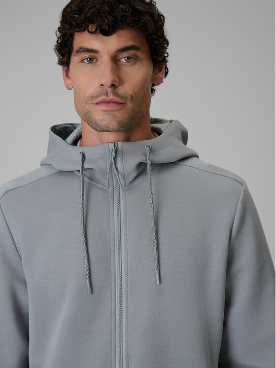 4F 4F Bluza NIGHT RUN Szary jasny Regular Fit