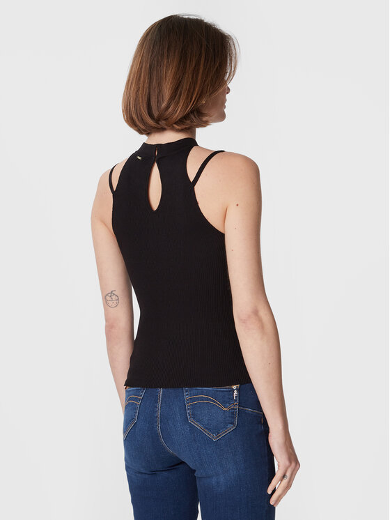 Top FR23ST4002K41801 Nero Slim Fit