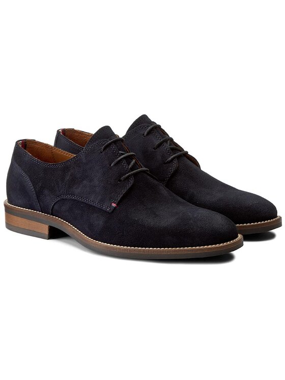 Tommy Hilfiger Jacob Suede Derby Shoes in Navy