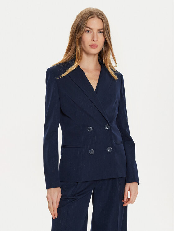 TWINSET TWINSET Sako 242TP2150 Tmavomodrá Regular Fit