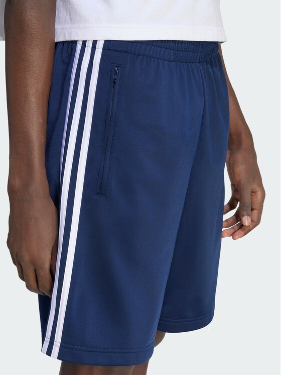 adidas adidas Szorty materiałowe Firebird Granatowy Regular Fit