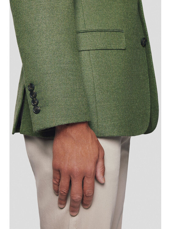 Lancerto Lancerto Marynarka Syracuse MA073224000012 Zielony Slim Fit