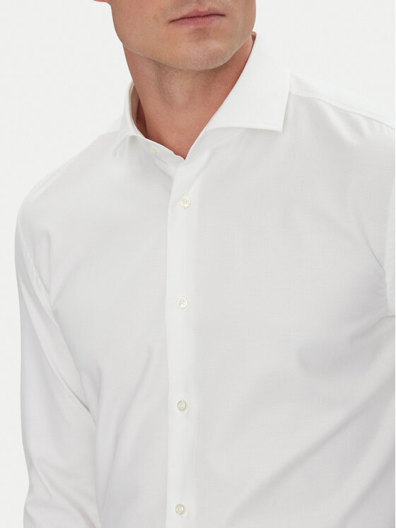 BOSS BOSS Särk H-Hank 50538962 Valge Slim Fit