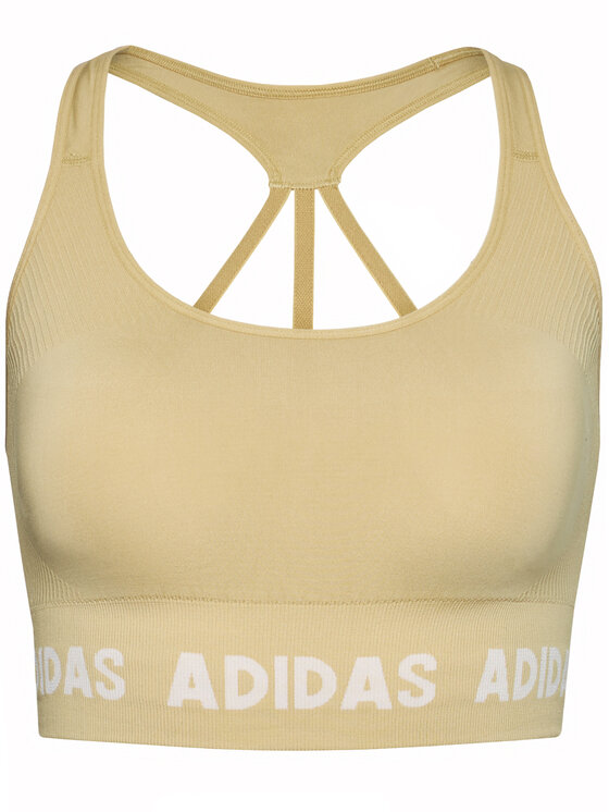 adidas adidas Sportovní podprsenka T Aeroknit GV5122 Žlutá