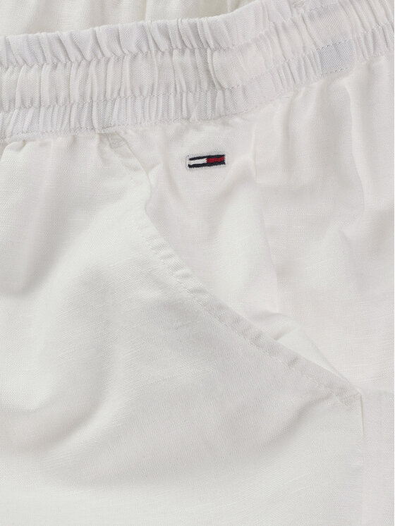 Tommy Jeans Tommy Jeans Kalhoty z materiálu DW0DW20352 Écru Regular Fit
