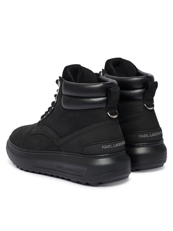 KARL LAGERFELD KARL LAGERFELD Ορειβατικά παπούτσια 8 Kapri Lug KL57548 Μαύρο