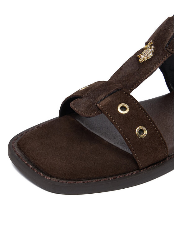 U.S. Polo Assn. U.S. Polo Assn. Sandali EO-ALYS001W/6S1 Marrone scuro