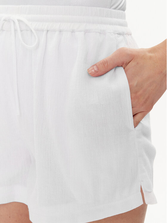 Seafolly Seafolly Kratke hlače iz tkanine 55208-SH Bela